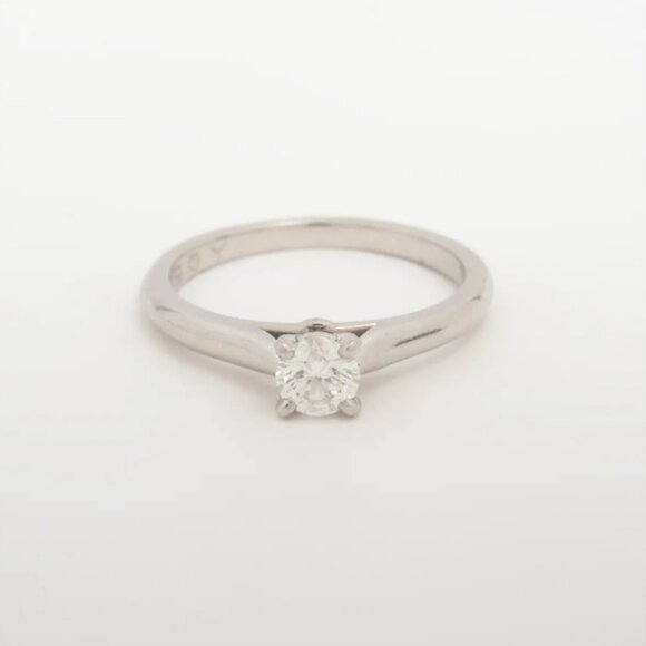 Cartier Solitaire 1895 Diamond Ring Platinum - Picture 1 of 7